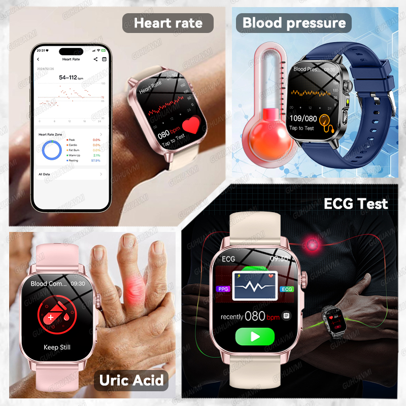 GUHUAVMI 2026 New Precise Heal - огляд і ціна Smartwatch Health Watches