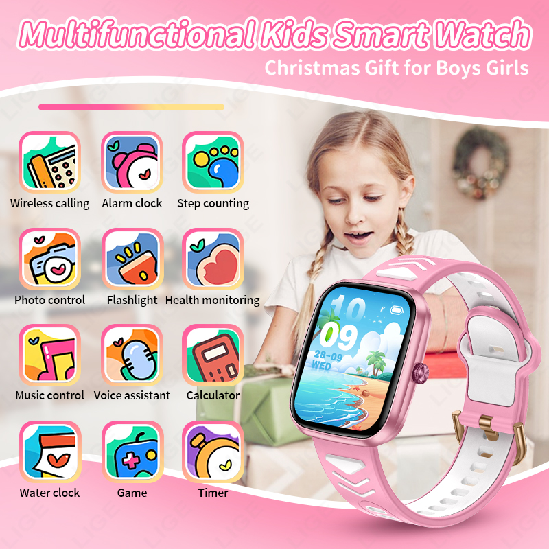 LIGE New 1.75 Inch Bluetooth C - огляд і ціна Smartwatch Digital Watches For Girls