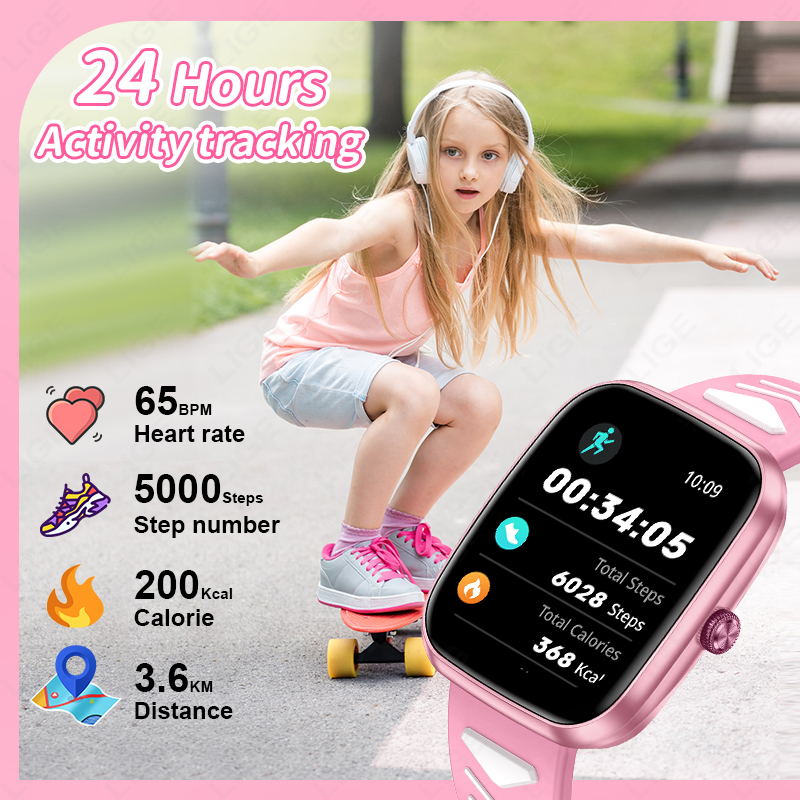 LIGE New 1.75 Inch Bluetooth C - огляд і ціна Smartwatch Digital Watches For Girls