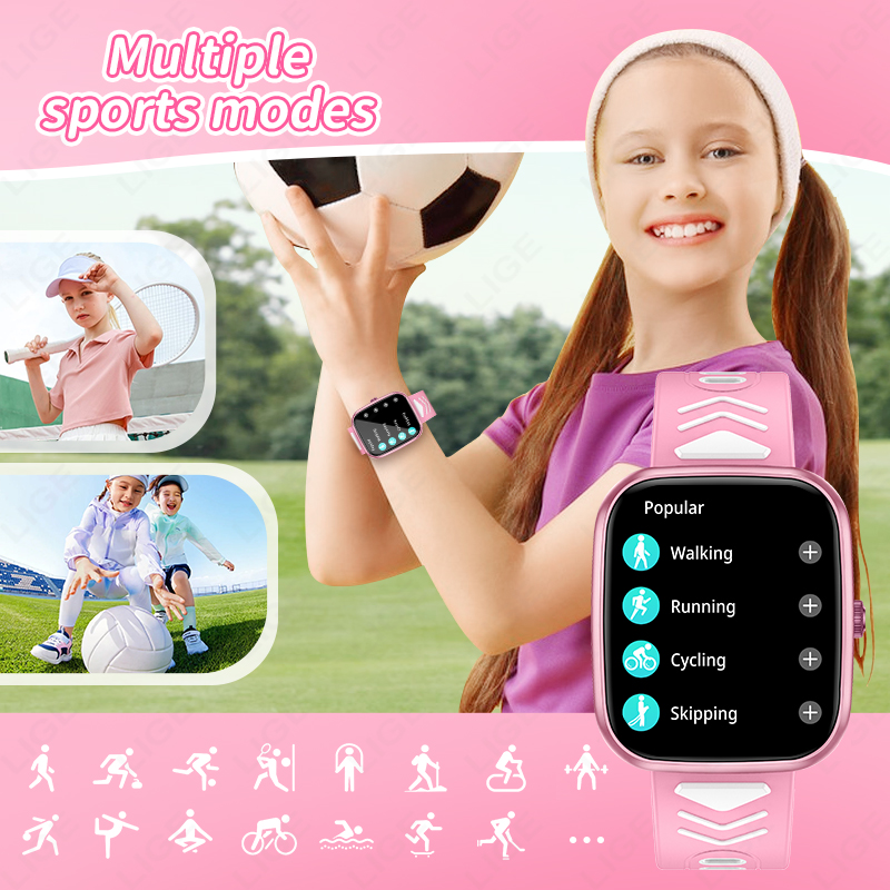 LIGE New 1.75 Inch Bluetooth C - огляд і ціна Smartwatch Digital Watches For Girls