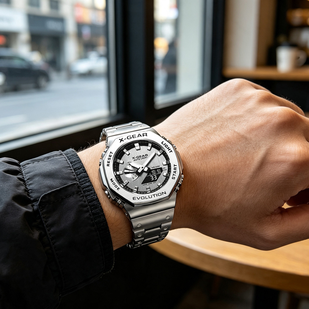 X-GEAR Dual Display Digital Sp - огляд і ціна Smartwatch Casual Watches For Men