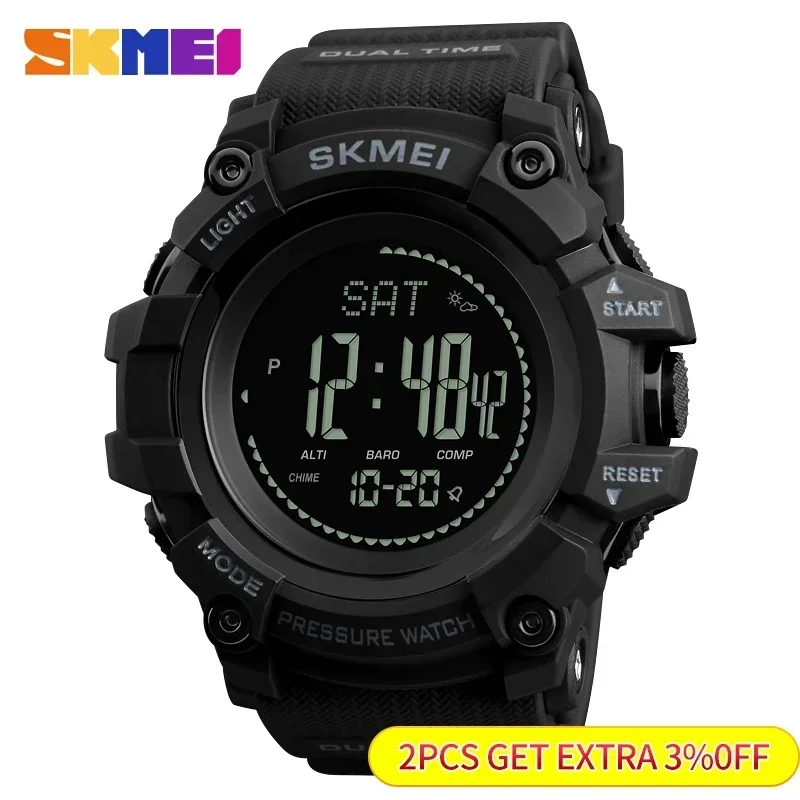 SKMEI 1358 Altimeter Weather T - огляд і ціна Altimeter Compass Watch