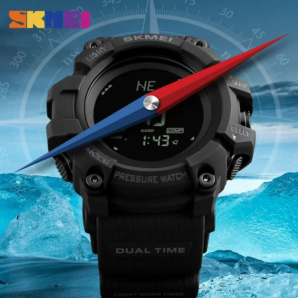 SKMEI 1358 Altimeter Weather T - огляд і ціна Altimeter Compass Watch
