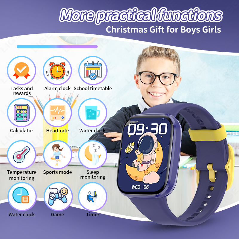 Lige Children Smart Watch Wome - огляд і ціна Smartwatch Digital Watches For Girls