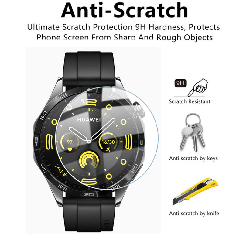 HD Tempered Glass Film For Hua - огляд і ціна Smart Watch Screen Protector
