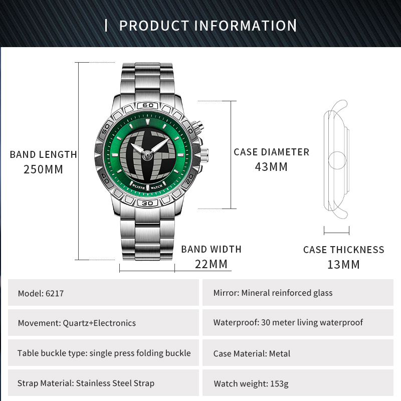 Luxury Business Man watch Digi - огляд і ціна Smartwatch Casual Watches For Men
