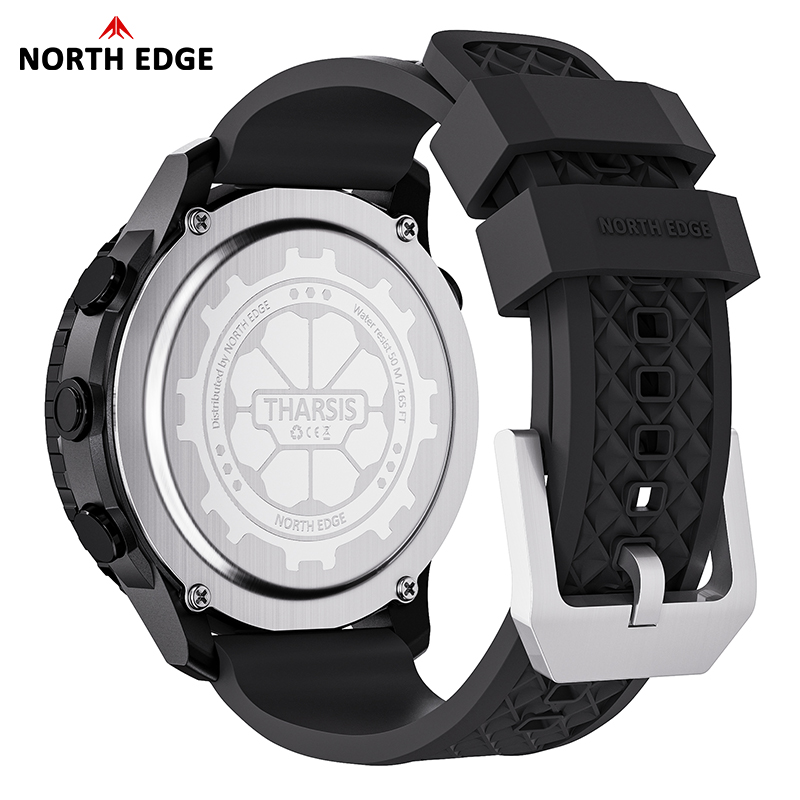 NORTH EDGE THARSIS Men Carbon  - огляд і ціна Altimeter Compass Watch