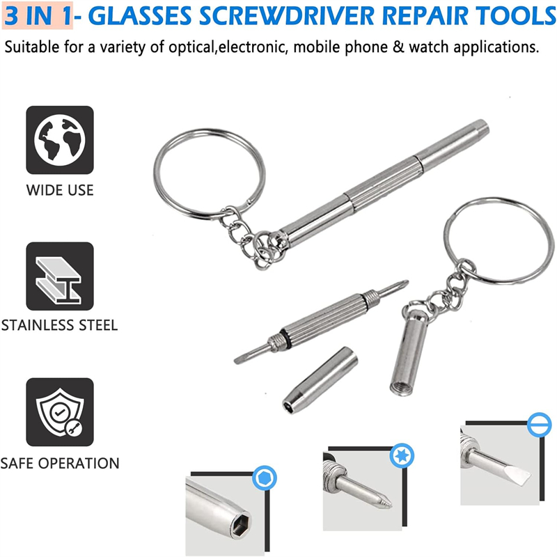 Mini Hand Glasses Screwdrivers - огляд і ціна Watchmaker Screwdriver