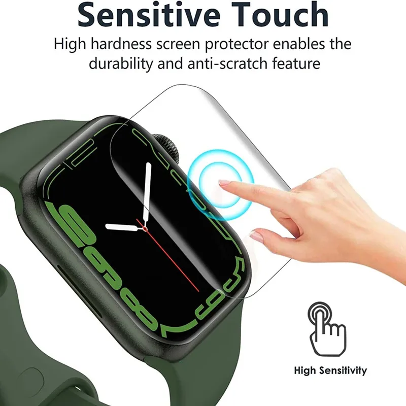 3PCS Hydrogel Film for Apple W - огляд і ціна Smart Watch Screen Protector