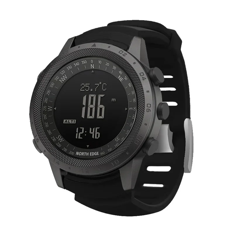 New NORTH EDGE Men's sport Dig - огляд і ціна Altimeter Compass Watch